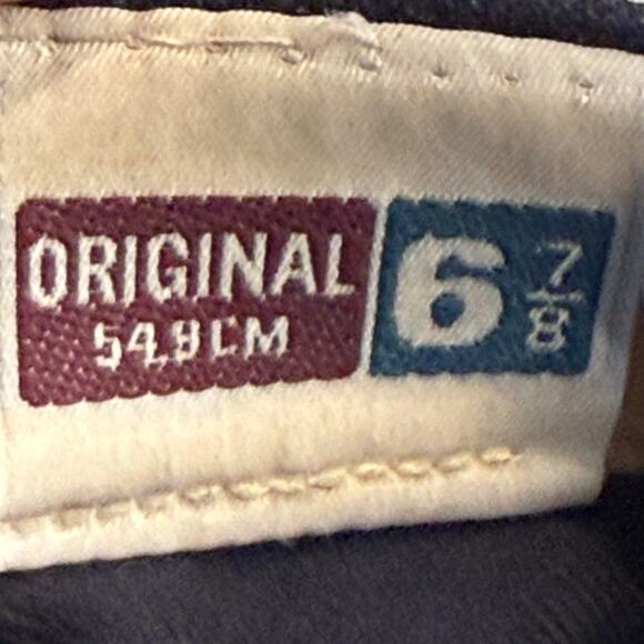 Vintage New Era 59Fifty Men's Cap Detroit Tigers On Field Small Logo Navy 6 7/8 - Picture 2 of 7